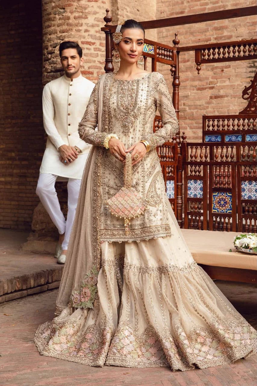 Stunning bridal fashion portrait in Lahore