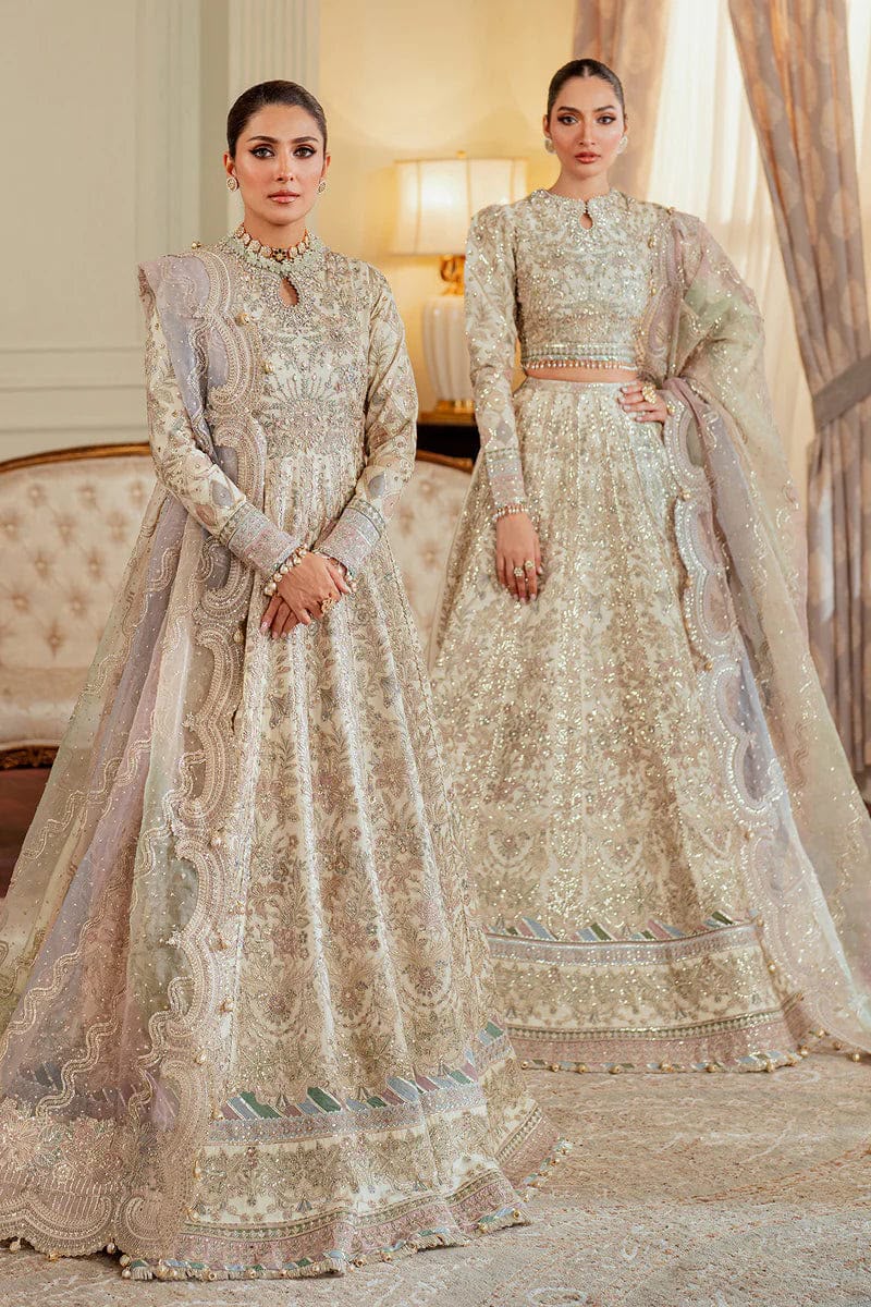 Green traditional Pakistani dress